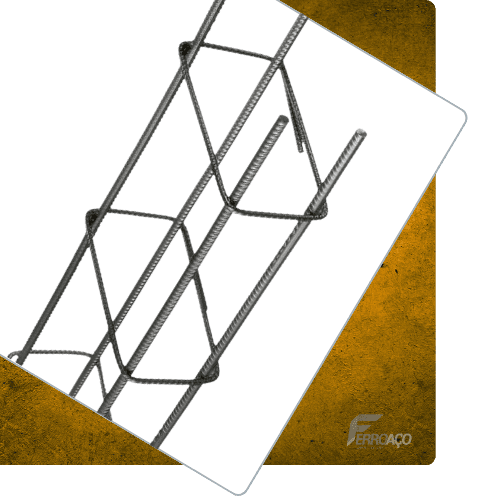 Ferragem armada para construção