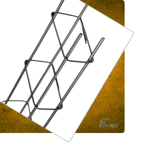 Ferragem armada para construção