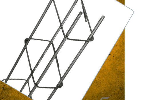 Ferragem armada para construção